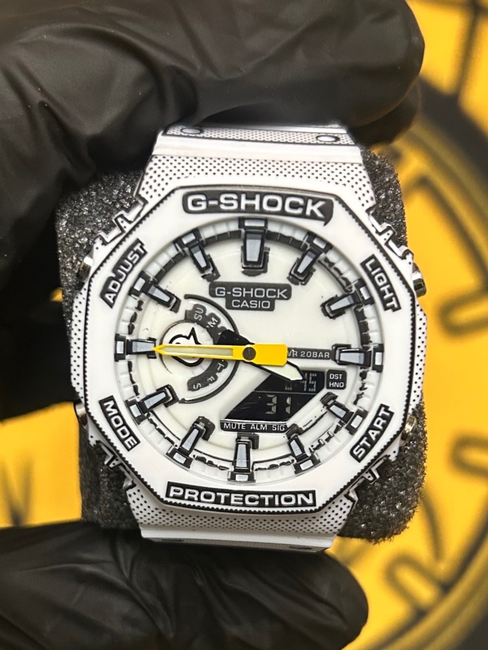 🤍🖤 CASIO G-SHOCK – WHITE / BLACK – MANGA COMIC STYLE CUSTOM BUILD 🖤🤍